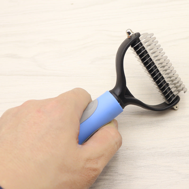 Pet Grooming Double-Sided Dematting Comb for Dogs