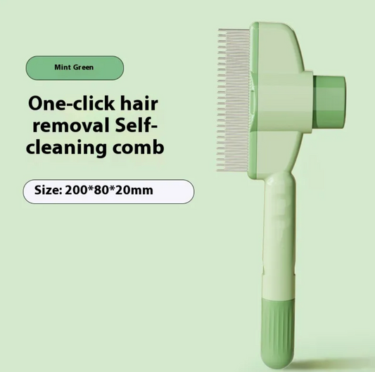 Self-Cleaning Pet Grooming Comb
