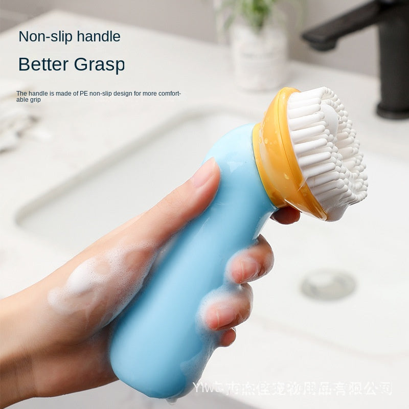 Portable Pet Bath Brush for Cleaning and Grooming