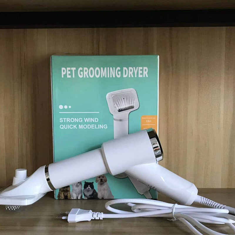 Pet Hair Dryer and Grooming Comb for Dogs and Cats