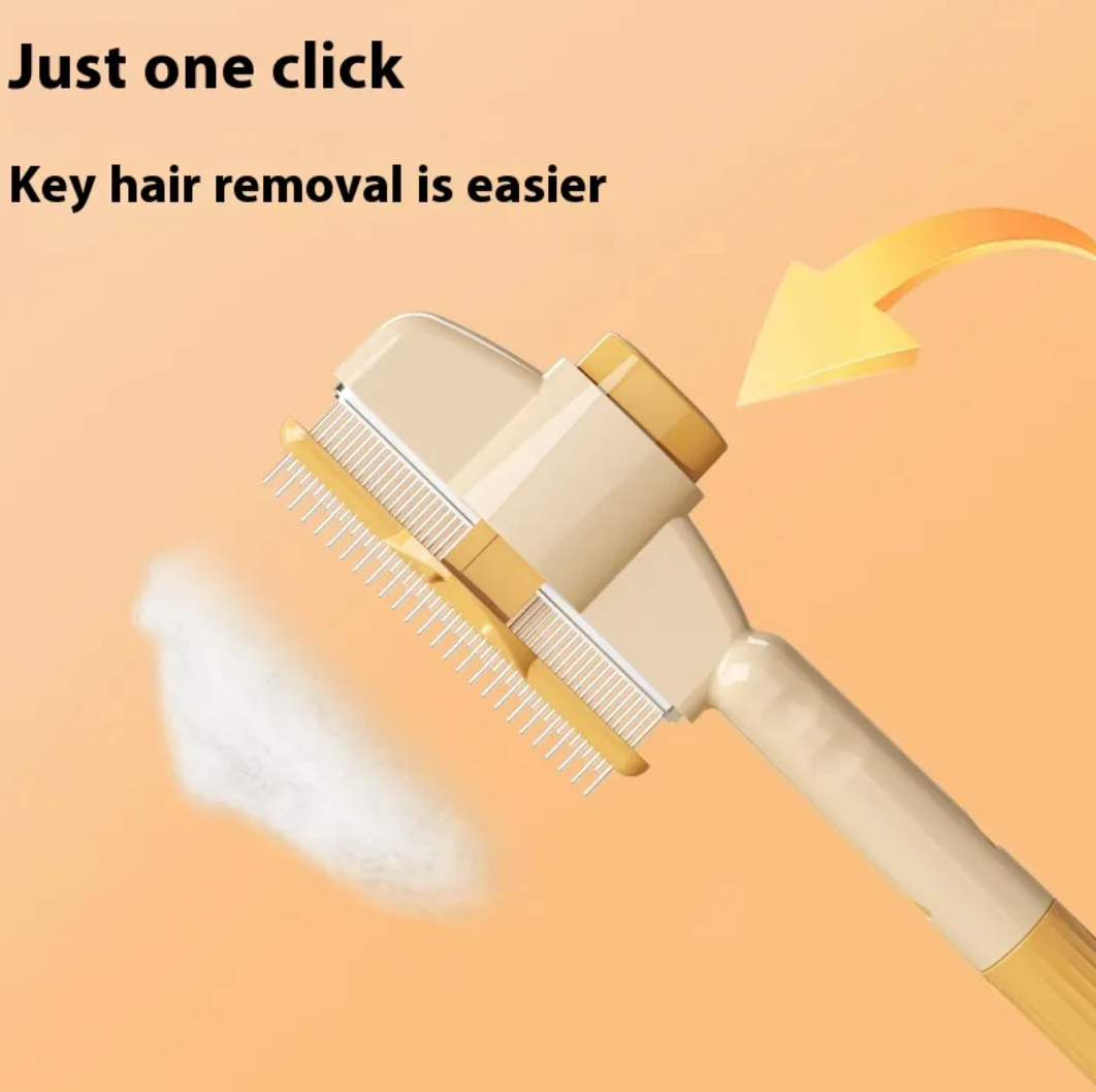 Self-Cleaning Pet Grooming Comb